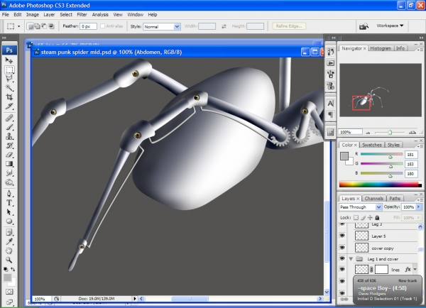 Creation of Brass Gear Spider: Step 16